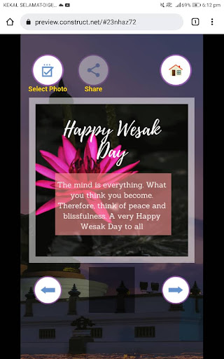 Happy Wesak Day 2024 Screenshot