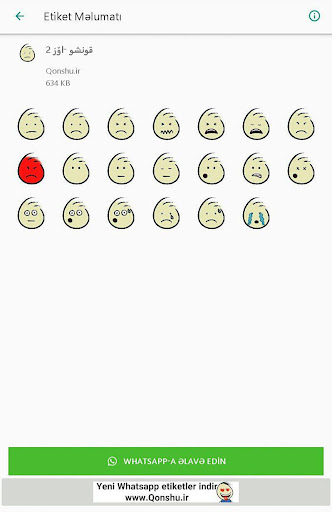 Qonshu Emoji stickers for WhatsApp