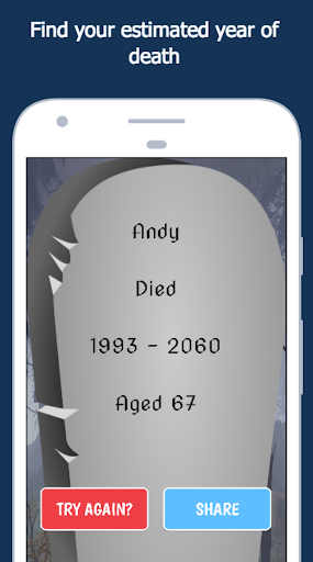 When Will I Die - Prank Quiz Screen 3