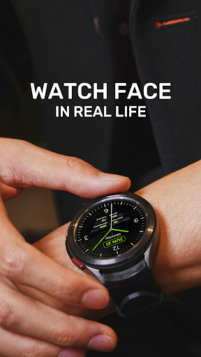 Watchface Bright green Watch