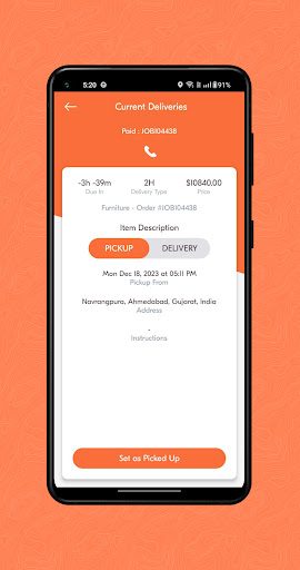 XLCourier Driver Screen 3