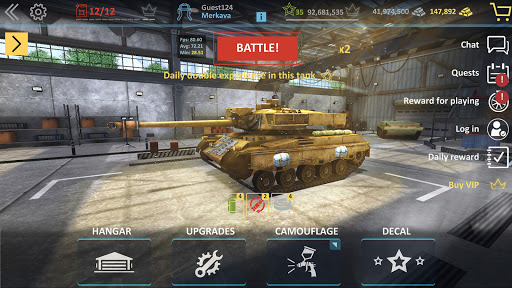 Tank Serbu Modern: Game Tank