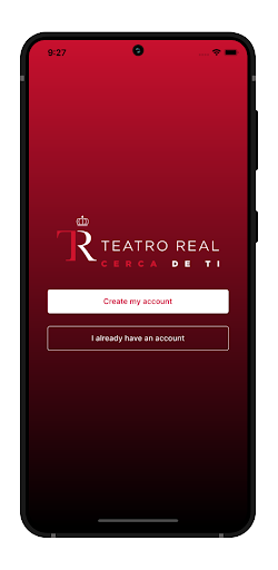 Android application Teatro Real. Business & VIP screenshort