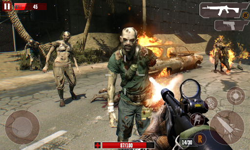 Télécharger Gratuit Dead Zombie Shooting Target 3D APK MOD (Astuce) screenshots 1