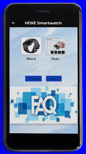 HOXE Smart Watch Guide Screen 2