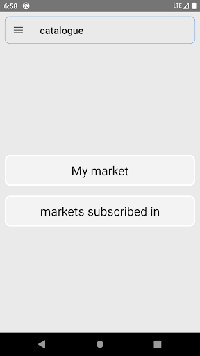 Android application catalogue screenshort