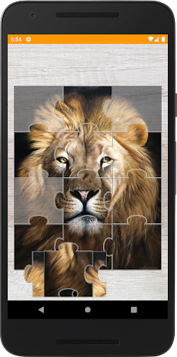 Android application Jigsaw Puzzle Lions screenshort