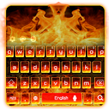 Flame fire keyboard icon