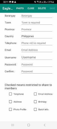Eagles App Screen 3