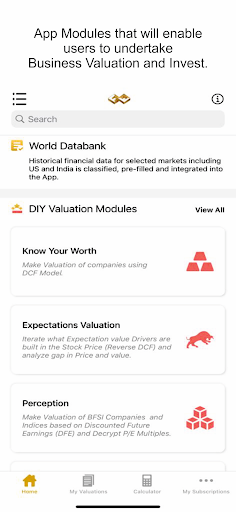 Android application CoValue screenshort