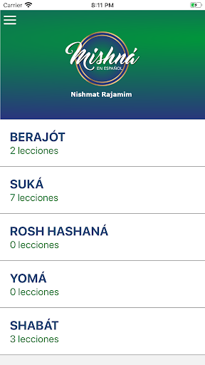 Aperçu de l'application
