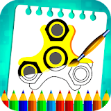 Fidget Spinner Coloring Book icon