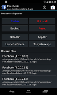 Root Uninstaller Pro Screenshot