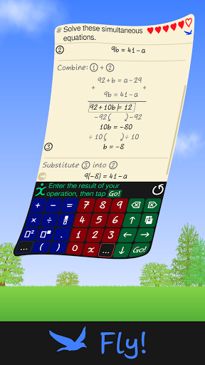 Algebra Tutor Screen 3