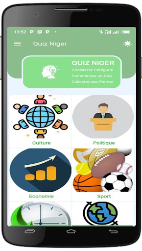 Android application Quiz Niger screenshort