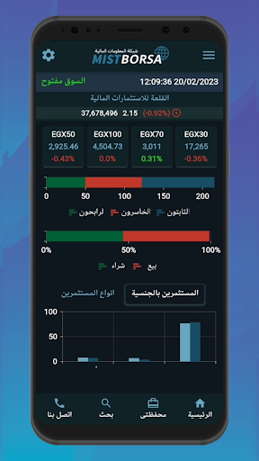 Android application MIST Borsa screenshort