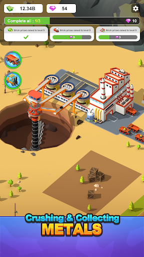 Android application Mining excavator empire screenshort