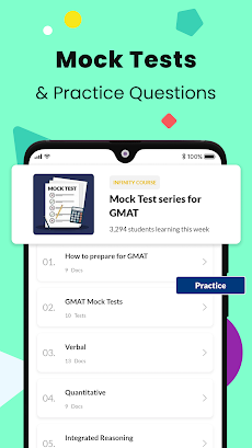 GMAT Exam Prep App, Mock testsのおすすめ画像5