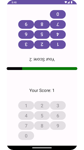 Number Memory Duel Screen 2