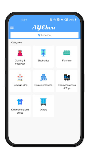 Android application Ayebea screenshort