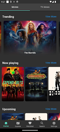 Android application myFilms: movies & TV shows screenshort