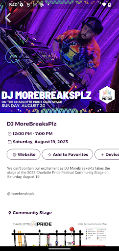 Charlotte Pride Screen 3
