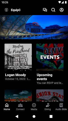 Android application Equipped Church screenshort