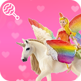 Girls Games Unicorn Rattle Toy icon