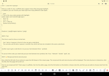 Leaf Note, a markdown note application 3.0 APK screenshots 15