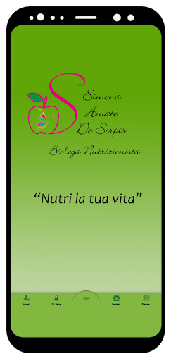Android application Nutri la tua vita screenshort