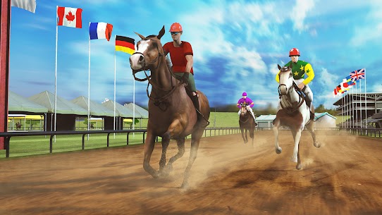 حصان سباق ألعاب 2020: دربي يركب سباق 3D 5