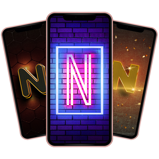 Letter N Wallpaper HD logo