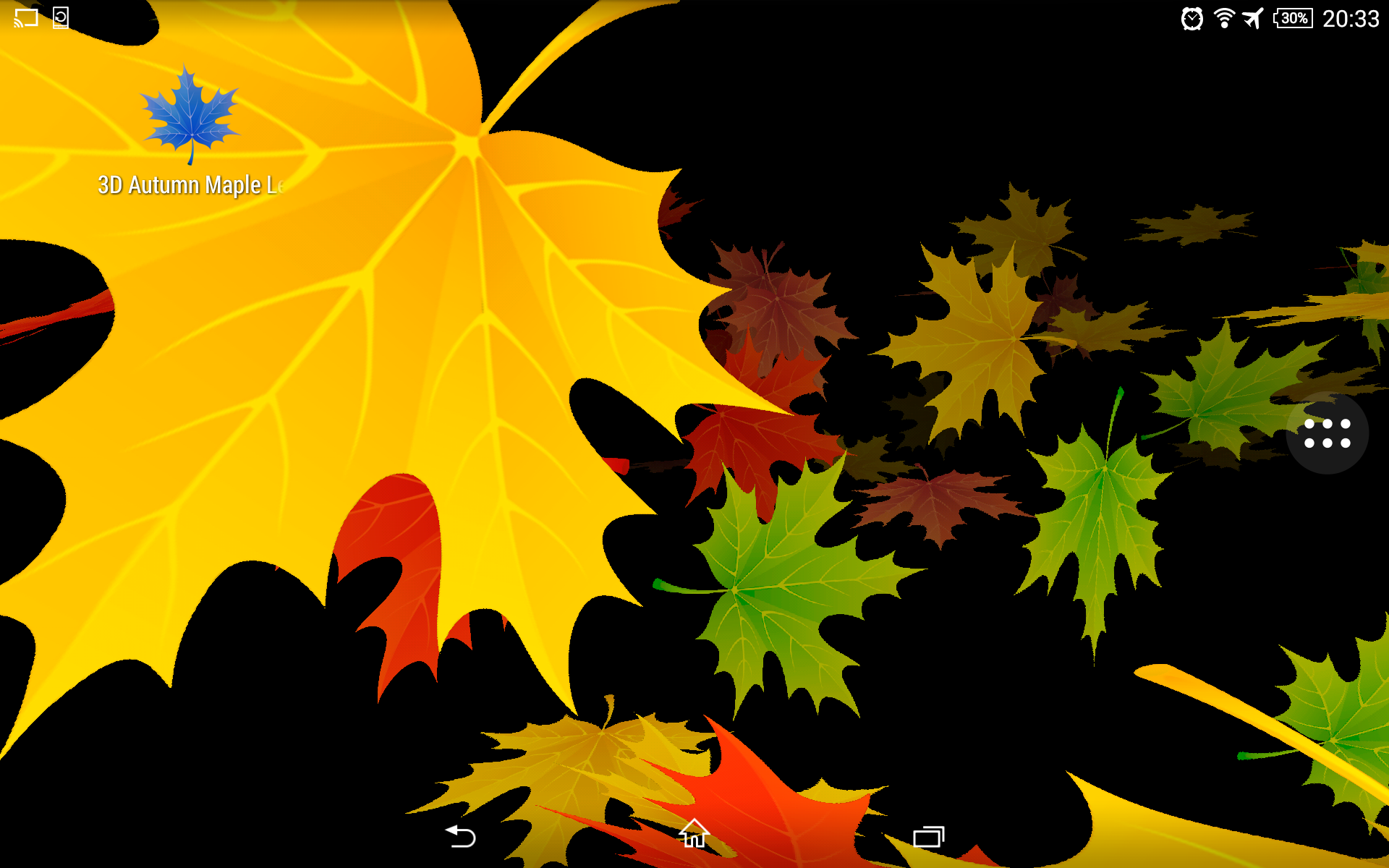 Android application 🍁 🍂🍃 Autumn Maple Leaves 3D screenshort