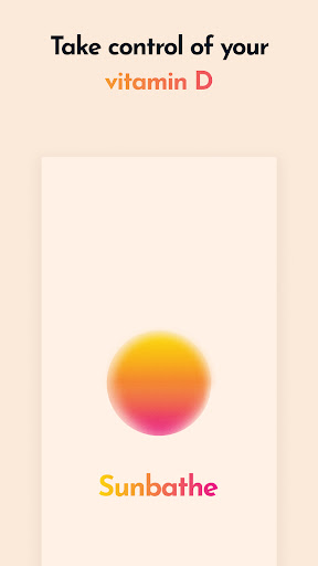 Android application Sunbathe screenshort