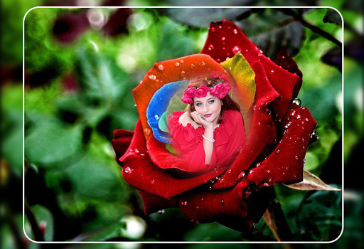 Android application Flower Photo Editor screenshort