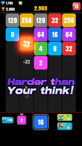 Throw N Merge Numbers Screen 2