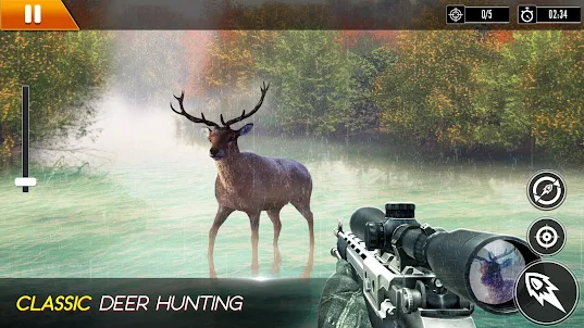 鹿狙擊手狩獵遊戲