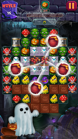 Game screenshot Halloween Witch - Match 3 Puzz mod apk