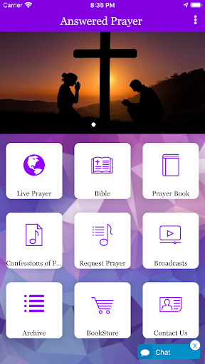 Android application Answered Prayer screenshort