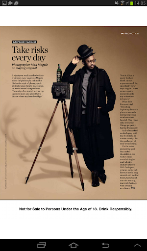 GQ magazine South Africa Screen 3