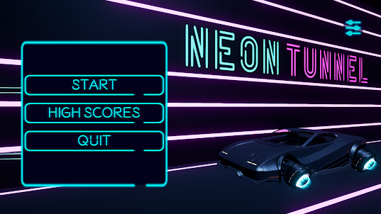 Neon Tunnel: Infinite Car Ride