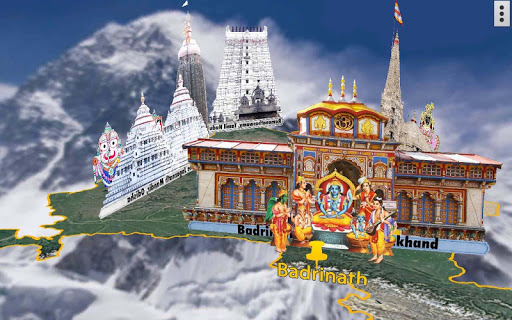 4D Char Dham Live Wallpaper Screen 3