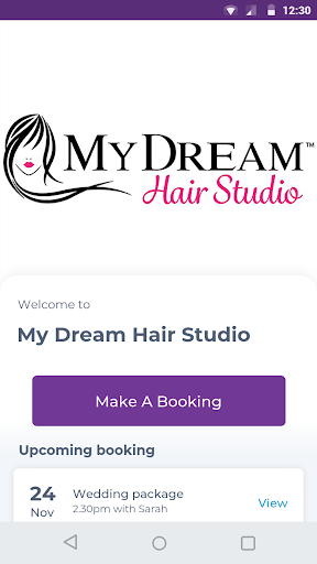 Android application My Dream Hair Studio screenshort