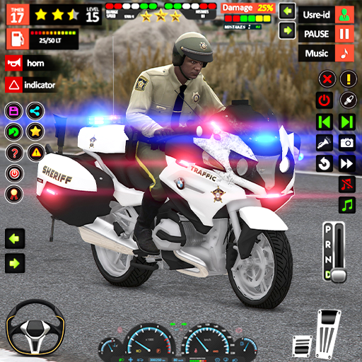 US Police Car Parking Games 3D