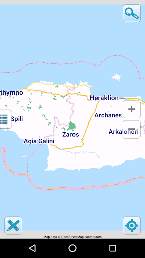 Map of Crete offline Screen 2