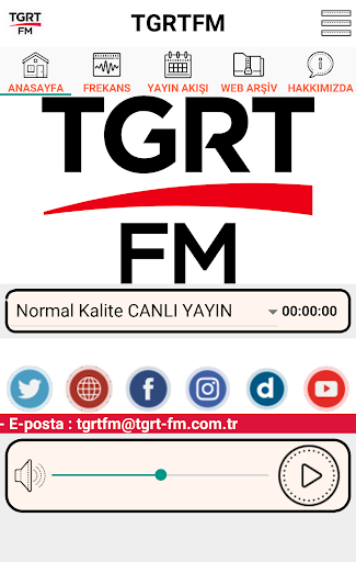 Android application TGRTFM Mobil screenshort