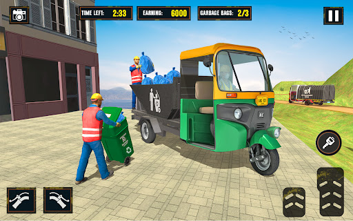 Tuk Tuk Auto Garbage Rickshaw Screen 3
