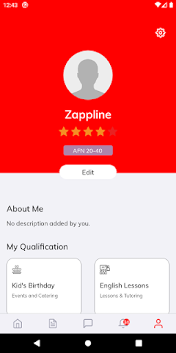 Android application Aide-Moi screenshort