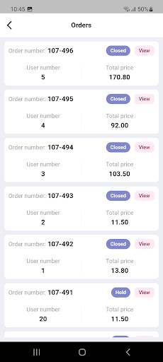 BRG POS Screen 3