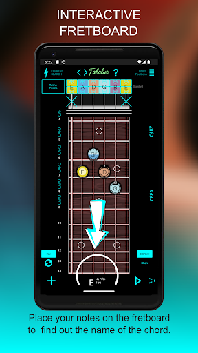 Android application FABULUS Guitar Chord Positions screenshort